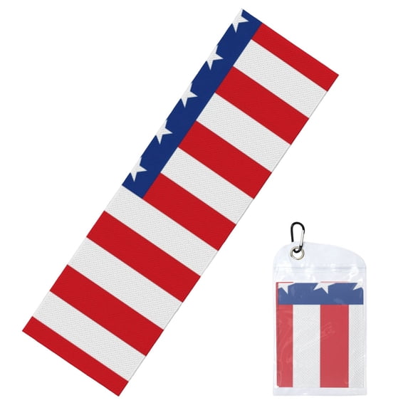 Lsque America Flags3 Printed Cooling Towel (40"x 12"), Ice Towel, Microfiber, Soft Breathable Chilly Towel for Yoga, Sport, Gym, Workout, Fitness, Running