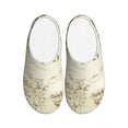 thumbnail image 1 of Lsque American Monuments Pattern Womens Comfort Cotton on Scuff With Memory Foam and Anti-skid Sole Slipper-40/41, 1 of 7
