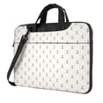 thumbnail image 1 of Lsque Anchors Pattern Laptop Bag – Portable & Slim Single-Shoulder Computer Case with Adjustable Strap, Protective, Lightweight for 13”/14”/15.6” Laptops, 1 of 8