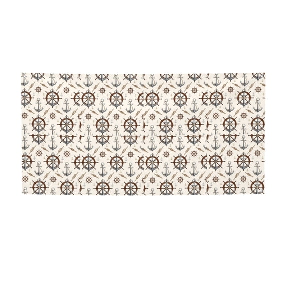 Lsque Anchors with Rope Pattern Party Banner, Festive Banner , Holiday Celebrations and Events for Carnival Birthday Party Festival Decorations-Small