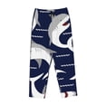 thumbnail image 1 of Lsque Angry Shark Print Women's Pajama Pants, Lounge Pant - Comfortable Home Wear,Elastic Waistband, Stylish Design-Large, 1 of 9