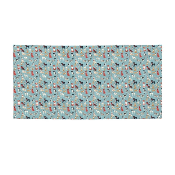 Lsque Animal Dog Pattern Party Banner, Festive Banner , Holiday Celebrations and Events for Carnival Birthday Party Festival Decorations-Small