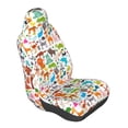 thumbnail image 1 of Lsque Animals Pattern Car Seat Covers for Front Seats , Waterproof Seat Covers for Cars, Sporty Front Seat Covers,Car Seat Cover Protector Front Seats, 1 of 5