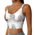 thumbnail image 1 of Lsque Animals in Transport Printed Women'S Sports Bra, Compression, Moisture Wicking, High-Impact Sports Bra For Women,Supportive sports bra-Large, 1 of 9