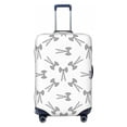 thumbnail image 1 of Lsque Antenna Icon Printed Luggage Cover, Travel Luggage Protector,Scratch and Dirt Resistant, Fits 18-32 Inch Luggage - X-Large, 1 of 9