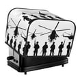 Lsque Army Soldiers With Sniper Rifle On Duty Print 4 Slice Toaster