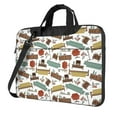 thumbnail image 1 of Lsque Art Of Living Pattern Laptop Bag – Portable & Slim Single-Shoulder Computer Case with Adjustable Strap, Protective, Lightweight for 13”/14”/15.6” Laptops, 1 of 8