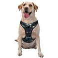thumbnail image 1 of Lsque Astronaut Helmet Reflections Dog Harness, No-Pull Pet Harness with 2 Leash Clips, Adjustable Soft Padded Dog Vest with Easy Control Handle for Large Dogs-, 1 of 9