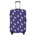 thumbnail image 1 of Lsque Astronaut Rabbit Printed Luggage Cover, Travel Luggage Protector,Scratch and Dirt Resistant, Fits 18-32 Inch Luggage -, 1 of 9