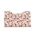 thumbnail image 1 of Lsque Autumn Brown Butterfly Printed Long Tissue Box Cover Holder, Facial Paper Organizer Dispenser,Triangle with Bottom Belt, PVC Leather Decorative Organizer, 1 of 9