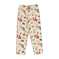 thumbnail image 1 of Lsque Autumn Forest Animals Print Women's Pajama Pants, Lounge Pant - Comfortable Home Wear,Elastic Waistband, Stylish Design-Large, 1 of 9