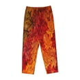 thumbnail image 1 of Lsque Autumn Leaf Print Women's Pajama Pants, Lounge Pant - Comfortable Home Wear,Elastic Waistband, Stylish Design-XX-Large, 1 of 9