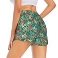 thumbnail image 1 of Lsque Autumn Maple Leaves 1 Printed Women's Running Shorts with Liner Pockets,Elastic Quick Dry Workout Athletic Gym Yoga Shorts,Womens High Waist Shorts-X-Large, 1 of 9