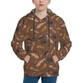 thumbnail image 1 of Lsque Autumn Pinecone Plants Patten Youth Hoodie Sweatshirt Pullover with Kangaroo Pocket Boys and Girls Hoodie Warm Hoodie for Kids-Small, 1 of 6