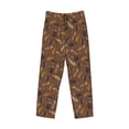 thumbnail image 1 of Lsque Autumn Pinecone Plants Print Men's Pajama Pants, Lounge Pant - Comfortable Home Wear,Elastic Waistband, Stylish Design-X-Large, 1 of 9