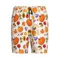 thumbnail image 1 of Lsque Autumn Plants Mens Sleep Pajama Shorts,Short Pajama Pants, Cotton Ultra-Soft Knit-3X-Large, 1 of 9