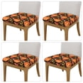 thumbnail image 1 of Lsque Autumn Pumpkin Printed Square Couch Cushion Covers, Floral Sofa Cushion Covers Replacement, Stretch Couch Covers for Couch-16.9in, 1 of 9