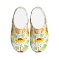 thumbnail image 1 of Lsque Autumn Theme Pattern Womens Comfort Cotton on Scuff With Memory Foam and Anti-skid Sole Slipper-46/47, 1 of 7