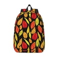 thumbnail image 1 of Lsque Autumn With Leaves Pattern Canvas Daypack, Durable Backpack, High-quality Versatile Backpack,Vintage Compact Backpack-Small, 1 of 6