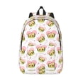 thumbnail image 1 of Lsque Avocado Lovers Pattern Canvas Daypack, Durable Backpack, High-quality Versatile Backpack,Vintage Compact Backpack-Small, 1 of 6