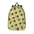 thumbnail image 1 of Lsque Avocado Pattern Canvas Daypack, Durable Backpack, High-quality Versatile Backpack,Vintage Compact Backpack-Medium, 1 of 6