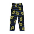 thumbnail image 1 of Lsque Avocado Print Men's Pajama Pants, Lounge Pant - Comfortable Home Wear,Elastic Waistband, Stylish Design-Medium, 1 of 9
