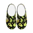 thumbnail image 1 of Lsque Avocado Toast Pattern Womens Comfort Cotton on Scuff With Memory Foam and Anti-skid Sole Slipper-44/45, 1 of 7