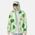 thumbnail image 1 of Lsque Avocado UPF 50+ Lightweight Sun Protection Men's Women's Long Sleeve Shirt, Hoodie Performance -3X-Large, 1 of 9