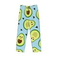 thumbnail image 1 of Lsque Avocado and Hearts Print Men's Pajama Pants, Lounge Pant - Comfortable Home Wear,Elastic Waistband, Stylish Design-Medium, 1 of 9
