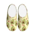 thumbnail image 1 of Lsque Avocados And Hearts Pattern Womens Comfort Cotton on Scuff With Memory Foam and Anti-skid Sole Slipper-42/43, 1 of 7
