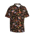 thumbnail image 1 of Lsque BBQ Party pattern Hawaiian Shirt for Men, Unisex Summer Beach Casual Short Sleeve Button Down Shirts-Medium, 1 of 9