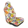 thumbnail image 1 of Lsque Balls Pattern Car Seat Covers for Front Seats , Waterproof Seat Covers for Cars, Sporty Front Seat Covers,Car Seat Cover Protector Front Seats, 1 of 5