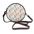 thumbnail image 1 of Lsque Barbecue Gnomes Pattern Shoulder Bag – Microfiber Leather Crossbody with Detachable Strap & Handle Ring, Waterproof & Durable, Elegant Everyday Carry, 1 of 5