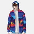 thumbnail image 1 of Lsque Beach with Palm Trees UPF 50+ Lightweight Sun Protection Men's Women's Long Sleeve Shirt, Hoodie Performance -X-Large, 1 of 9