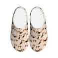 thumbnail image 1 of Lsque Beagle Dog On Brown Pattern Womens Comfort Cotton on Scuff With Memory Foam and Anti-skid Sole Slipper-44/45, 1 of 7
