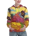 thumbnail image 1 of Lsque Beautiful African Woman Pattern Casual Women's Hoodie,Hooded Sweatshirt with Kangaroo Pocket,Pullover Hoodie with Eye-catching Drawstrings-X-Large, 1 of 7