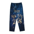 thumbnail image 1 of Lsque Beautiful New Year 2024 Print Women's Pajama Pants, Lounge Pant - Comfortable Home Wear,Elastic Waistband, Stylish Design-XX-Large, 1 of 9