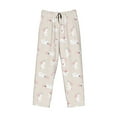 thumbnail image 1 of Lsque Beautiful Rabbit Print Men's Pajama Pants, Lounge Pant - Comfortable Home Wear,Elastic Waistband, Stylish Design-Large, 1 of 9