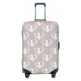 thumbnail image 1 of Lsque Beautiful Rabbit1 Printed Luggage Cover, Travel Luggage Protector,Scratch and Dirt Resistant, Fits 18-32 Inch Luggage -, 1 of 9
