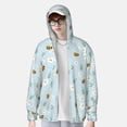 thumbnail image 1 of Lsque Bee Flower UPF 50+ Lightweight Sun Protection Men's Women's Long Sleeve Shirt, Hoodie Performance -X-Large, 1 of 9