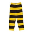 thumbnail image 1 of Lsque Bee Stripe Print Women's Pajama Pants, Lounge Pant - Comfortable Home Wear,Elastic Waistband, Stylish Design-X-Large, 1 of 9