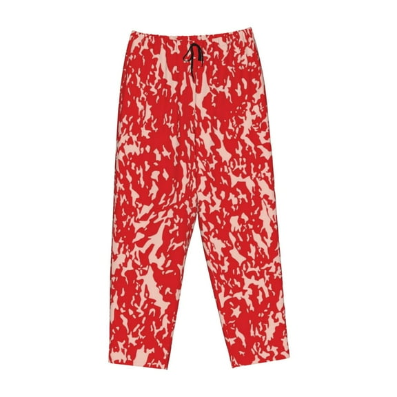 Lsque Beef Print Women's Pajama Pants, Lounge Pant - Comfortable Home Wear,Elastic Waistband, Stylish Design-Small