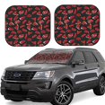 thumbnail image 1 of Lsque Beef3 2 PCS Windshield Sun Shade | CarFoldable Window Covers | Car Accessories Reflect UV for Universal Cars SUV Truck | Medium, 1 of 7