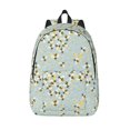 thumbnail image 1 of Lsque Bees Pattern Canvas Daypack, Durable Backpack, High-quality Versatile Backpack,Vintage Compact Backpack-Small, 1 of 6
