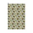 thumbnail image 1 of Lsque Bees and Flower Premium Golf Towel - Ultra Absorbent and Quick Drying Microfiber Towel with Carabiner - Gift for Men -24" X 16", 1 of 8