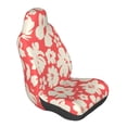 thumbnail image 1 of Lsque Beige Flowers Pattern Car Seat Covers for Front Seats , Waterproof Seat Covers for Cars, Sporty Front Seat Covers,Car Seat Cover Protector Front Seats, 1 of 5