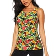 thumbnail image 1 of Lsque Berries And Citrus Printed Workout Tank Tops for Women, Athletic Sports Tank Tops, Compression Sleeveless Dry Fit Shirts,Sleeveless Yoga Shirt-XX-Large, 1 of 9