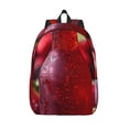 thumbnail image 1 of Lsque Berry Infused Refreshment Pattern Canvas Daypack, Durable Backpack, High-quality Versatile Backpack,Vintage Compact Backpack-Small, 1 of 1