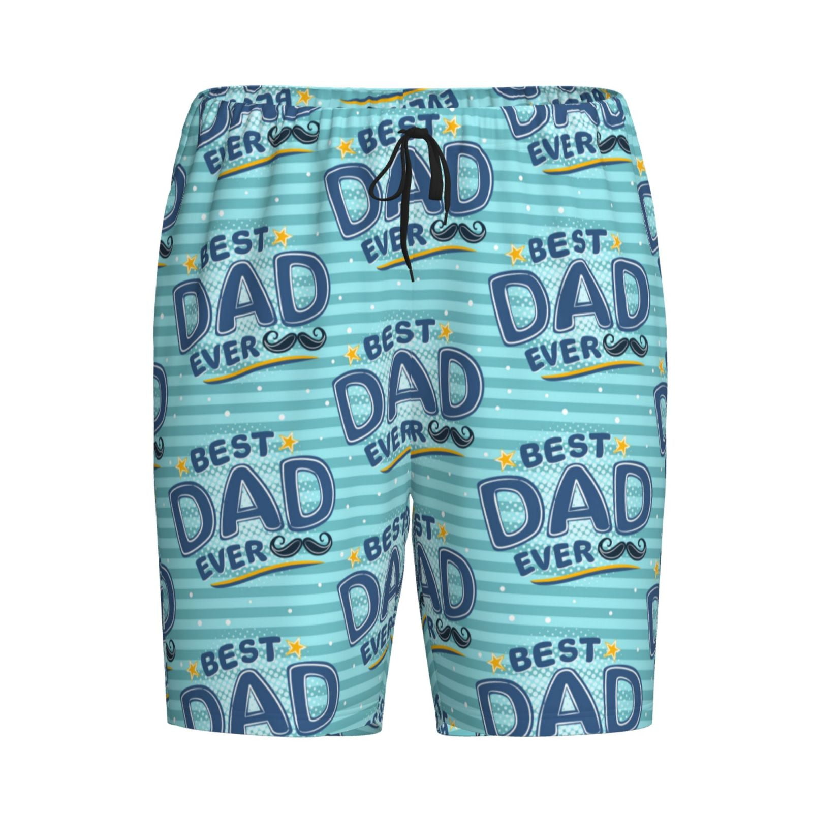 Lsque Best Dad Ever Mens Sleep Pajama Shorts,Short Pajama Pants