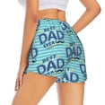 thumbnail image 1 of Lsque Best Dad Ever Printed Women's Running Shorts with Liner Pockets,Elastic Quick Dry Workout Athletic Gym Yoga Shorts,Womens High Waist Shorts-Medium, 1 of 9